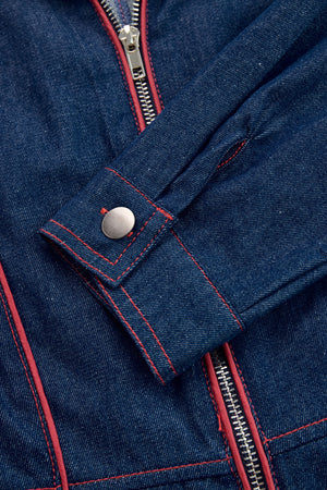 The Modesie Denim Jumpsuit