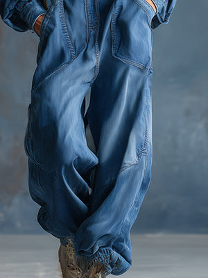 The Idelette Denim Jumpsuit