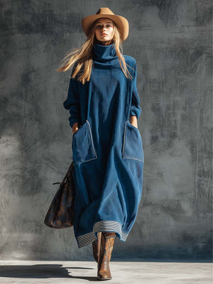 The Wilhelmine Corduroy Midi Dress
