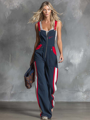 The Ermeline-Rose Cotton Jumpsuit