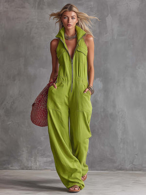The Félicissime Cotton Linen Jumpsuit