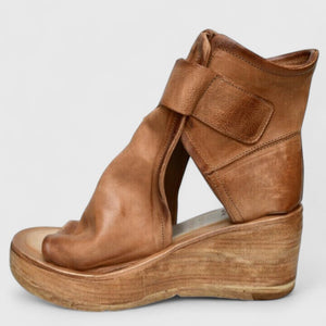 Ankle-Strap Wedge Sandals