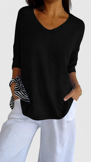 The Noémie V-Neck Top