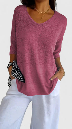 The Noémie V-Neck Top
