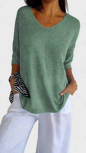 The Noémie V-Neck Top