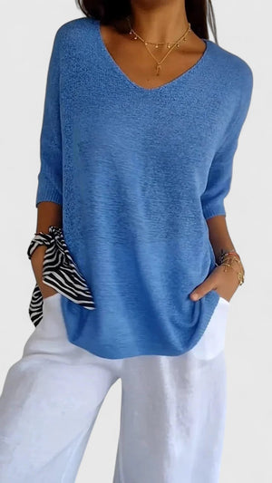 The Noémie V-Neck Top