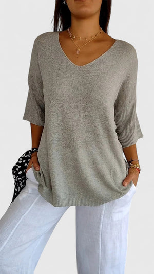 The Noémie V-Neck Top