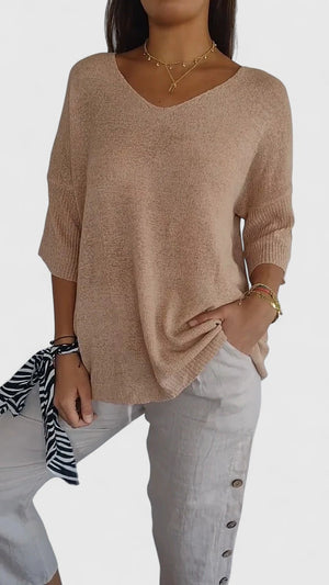 The Noémie V-Neck Top