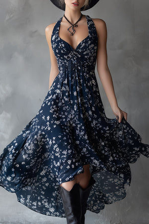 The Anne-Laure Chiffon Maxi Dress
