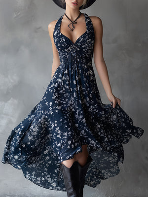 The Anne-Laure Chiffon Maxi Dress