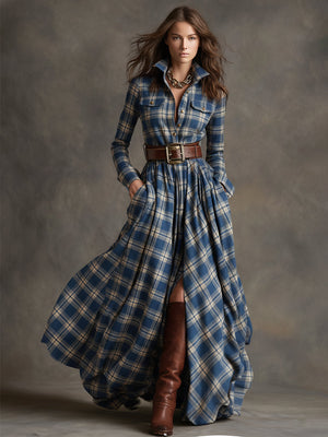 The Théophanie Cotton Linen Maxi Dress