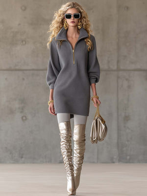 The Zéphyrine Knit Mini Dress