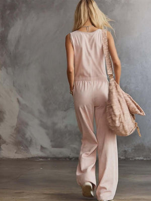 The Gwenn Cotton Linen Jumpsuit