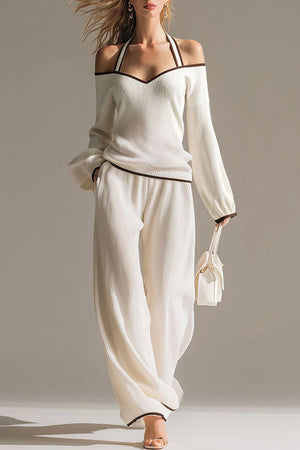 The Liliane Halterneck Knit Set