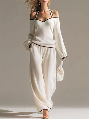 The Liliane Halterneck Knit Set