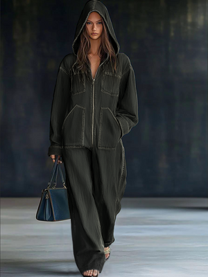 The Oyanne Denim Jumpsuit