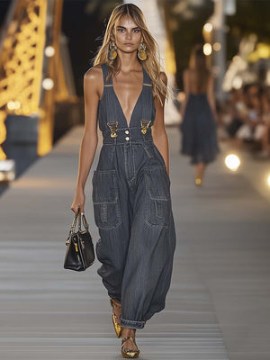 The Magloire Denim Jumpsuit