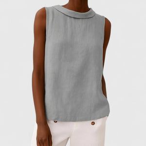The Anaïs Draped Boat-Neck Top