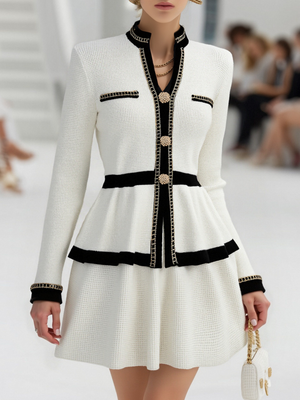 The Marianne Pleated Knit Set