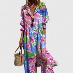 Boho Print Maxi Dress