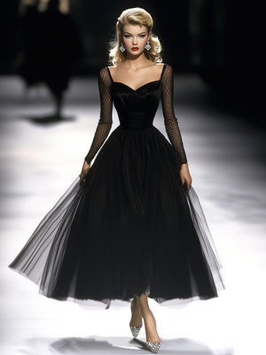 The Léopoldine Mesh Maxi Dress