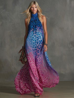 The Coline Chiffon Maxi Dress