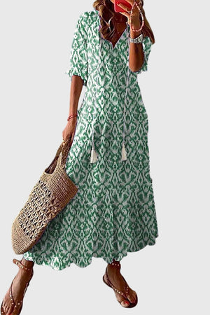 Boho Vintage Maxi Dress