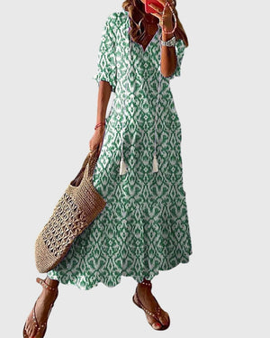 Boho Vintage Maxi Dress