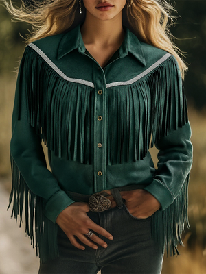 The Dorothée Suede Shirt