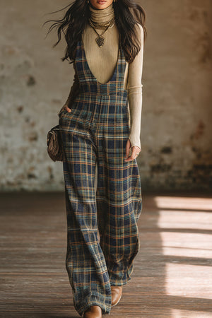The Hildevert Cotton Linen Dungarees