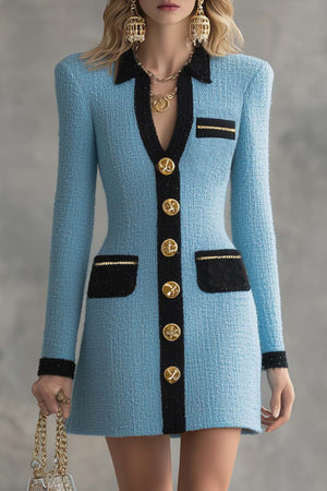 The Sylvaine Tweed Mini Dress