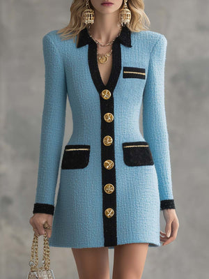 The Sylvaine Tweed Mini Dress
