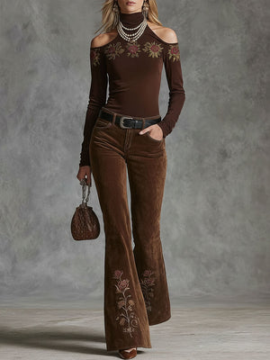 The Hermeline Suede Trousers