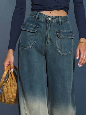 The Julienne-Rose Denim Trousers