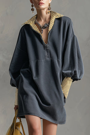 The Placide Cotton Linen Mini Dress