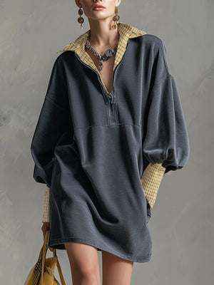 The Placide Cotton Linen Mini Dress