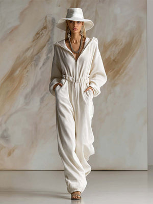 The Judithe Corduroy Jumpsuit
