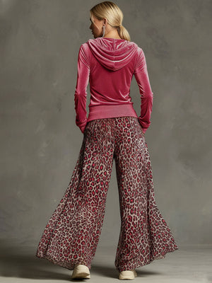 The Monique Leopard Chiffon Set