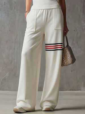 The Clotilde Striped Denim Set