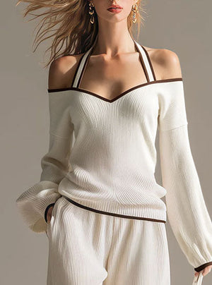 The Liliane Halterneck Knit Set