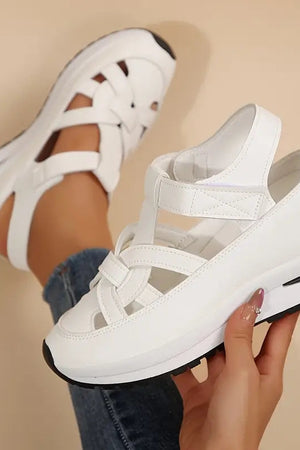 Wrap-Front Flat Sandals