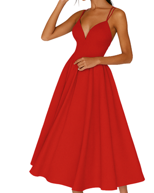 Strappy Midi Dress