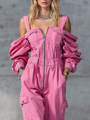 The Haïde Denim Jumpsuit