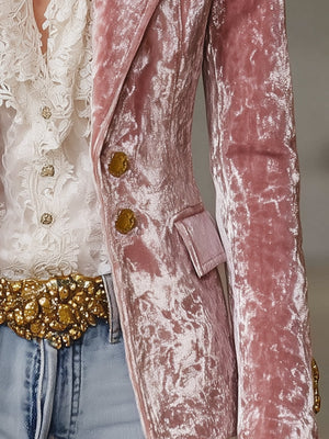 The Lydie Velvet Blazer