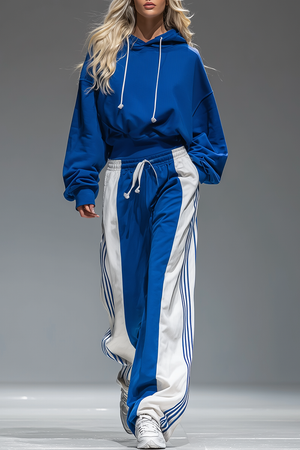 The Solène Striped Denim Set