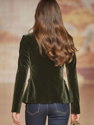 The Émeline Velvet Blazer