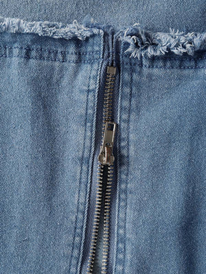 The Élianne Denim Midi Dress