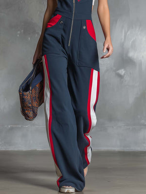 The Ermeline-Rose Cotton Jumpsuit