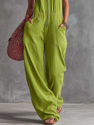 The Félicissime Cotton Linen Jumpsuit