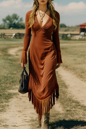 The Alphonsie Cotton Linen Midi Dress